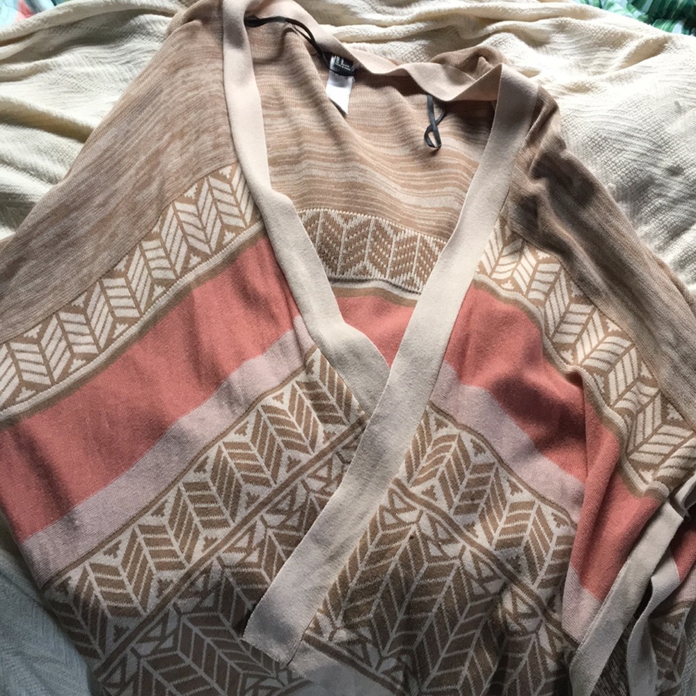 Open front cardigan